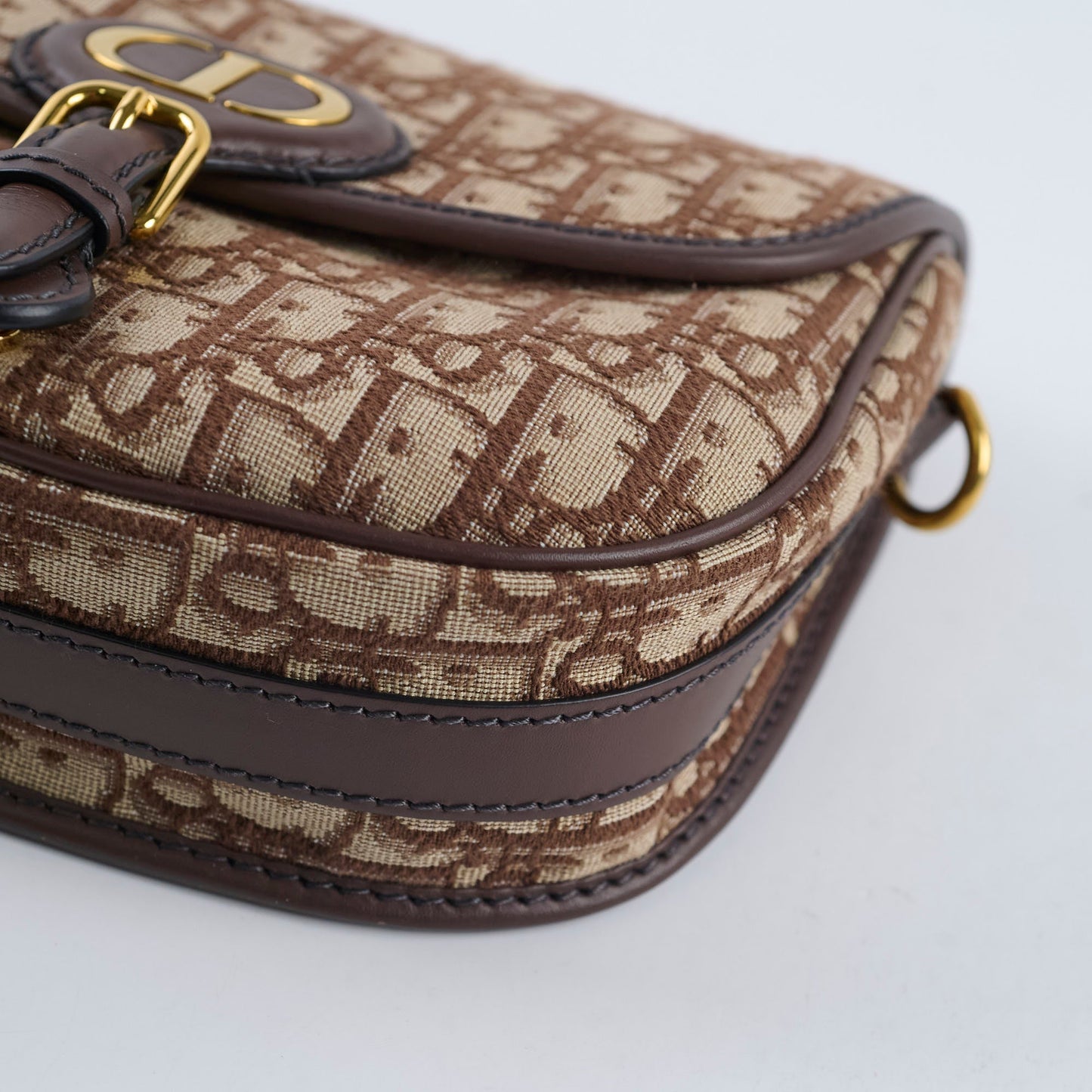 Christian Dior Medium Oblique Bobby Bag Brown