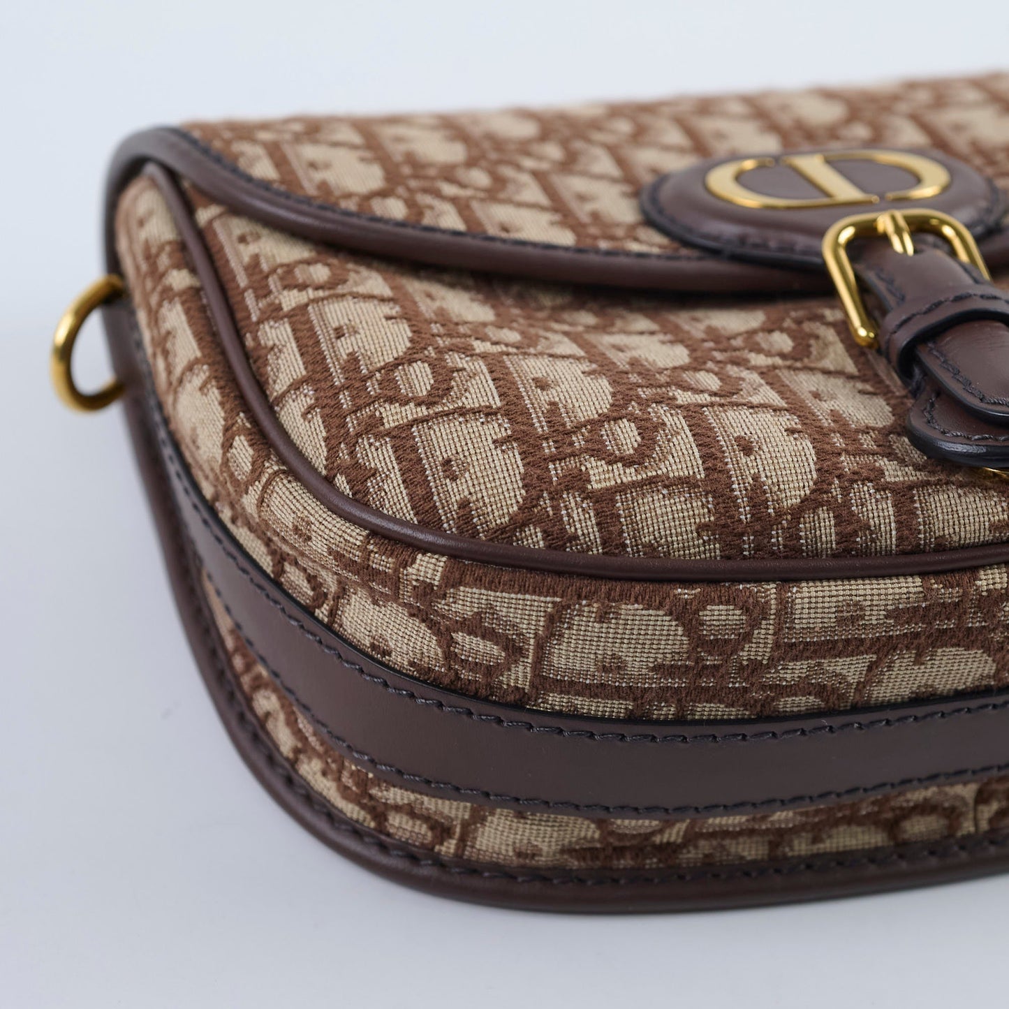Christian Dior Medium Oblique Bobby Bag Brown