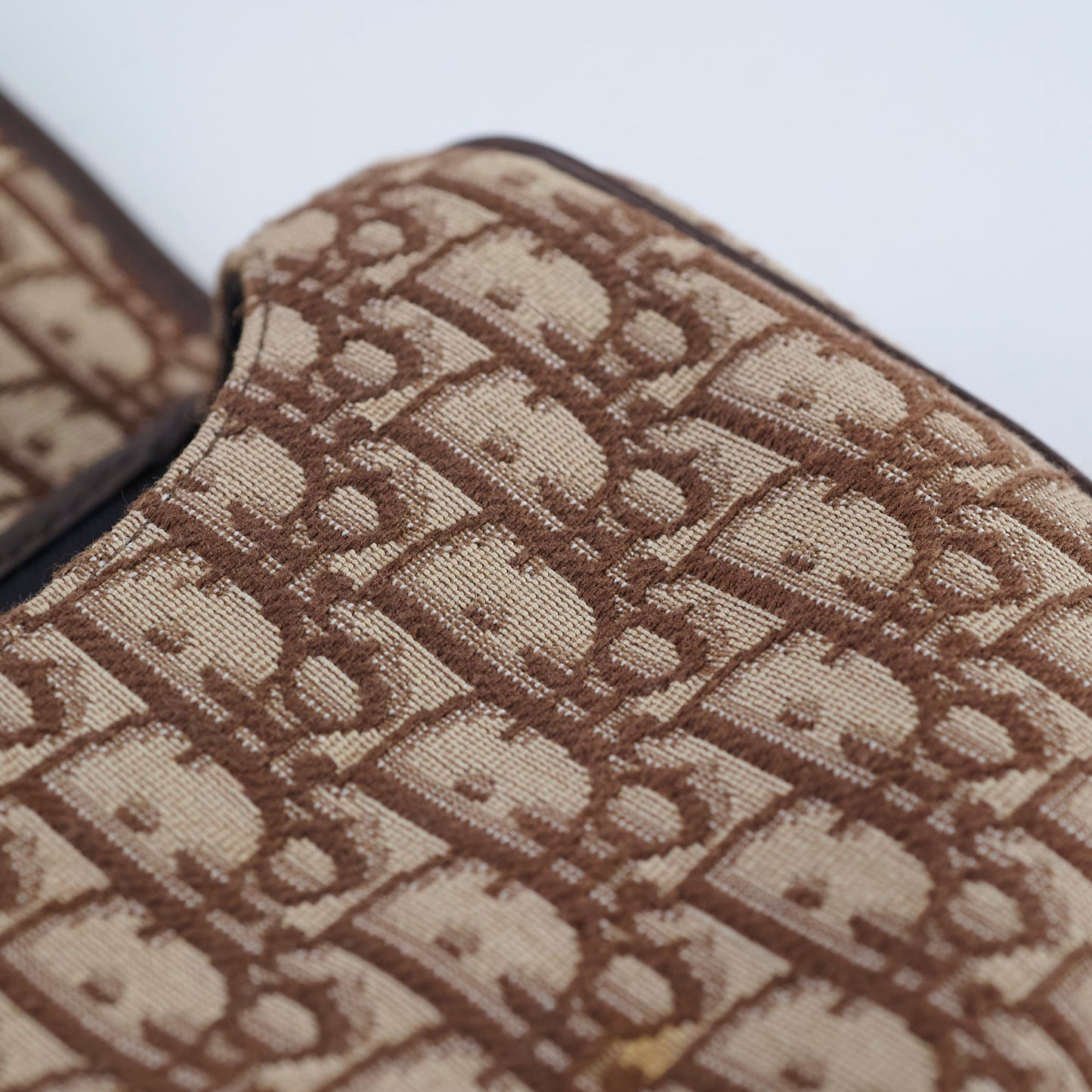 Christian Dior Medium Oblique Bobby Bag Brown