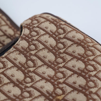 Christian Dior Medium Oblique Bobby Bag Brown