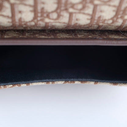 Christian Dior Medium Oblique Bobby Bag Brown