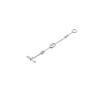 Hermes Chaine D'Ancre Silver Bracelet