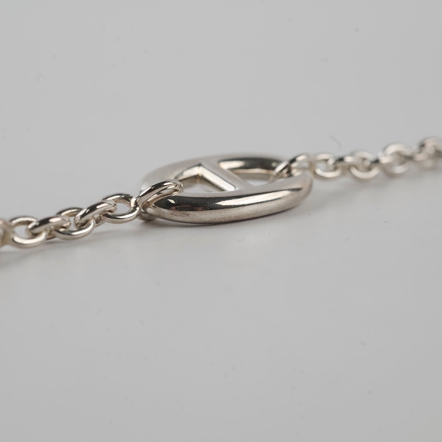 Hermes Chaine D'Ancre Silver Bracelet
