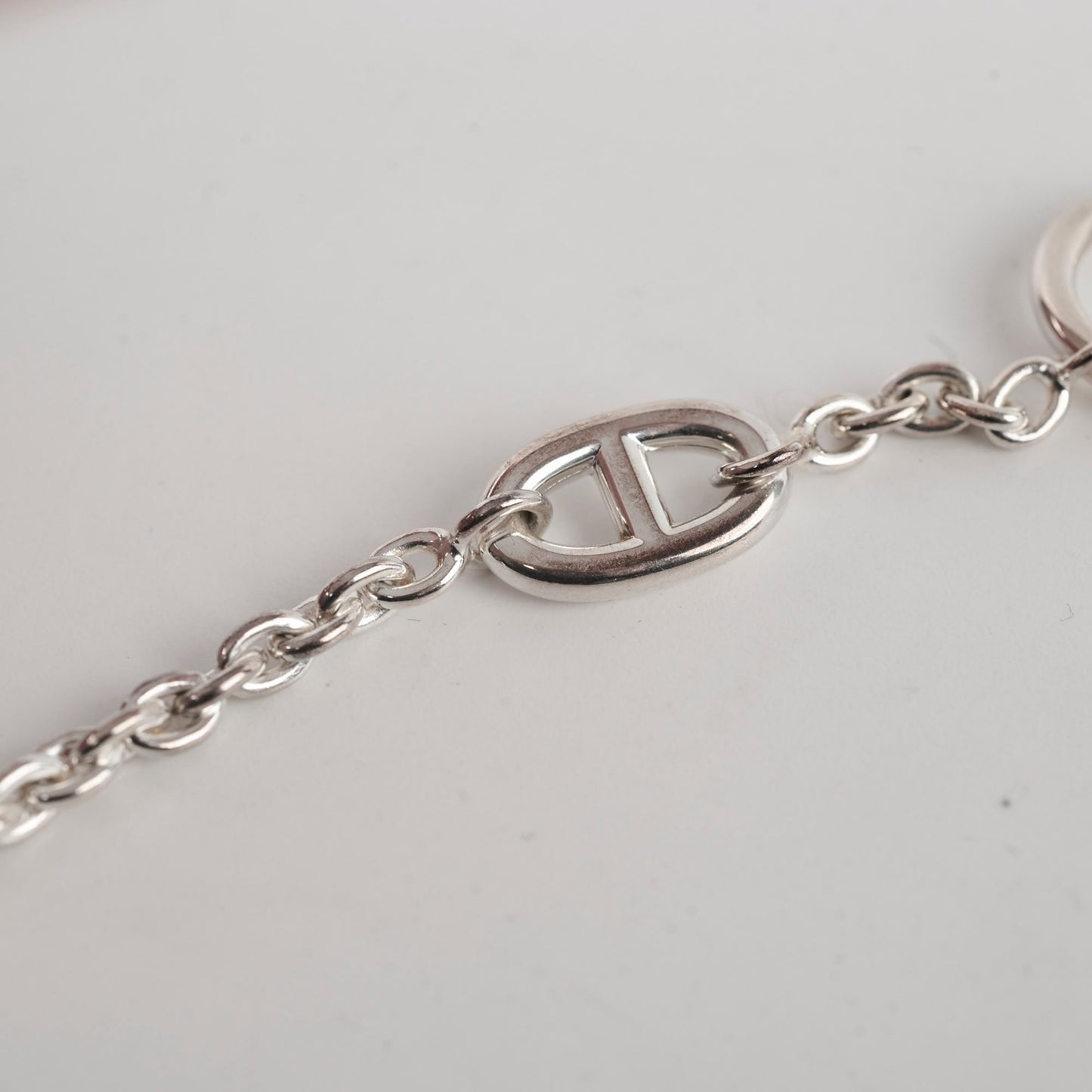 Hermes Chaine D'Ancre Silver Bracelet