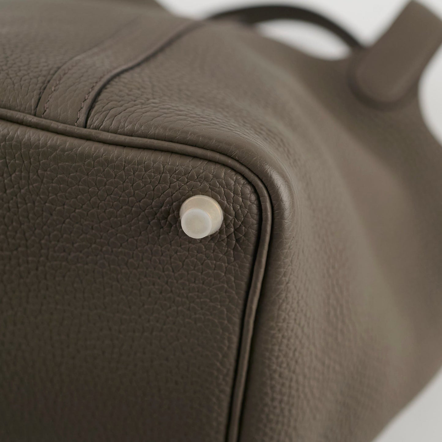 Hermes Picotin 18 Gris Etain GHW Y Stamp
