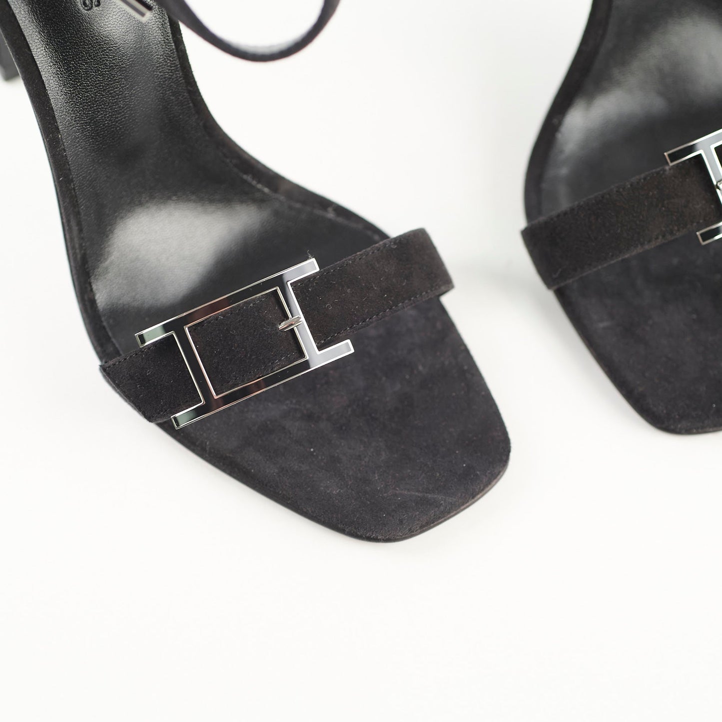 Hermes Judy 105 Sandals Black Size 38