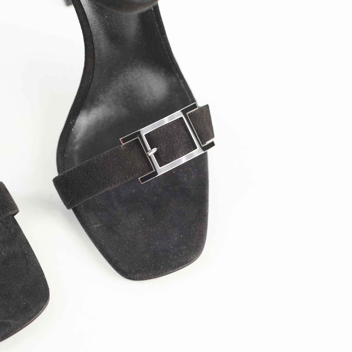 Hermes Judy 105 Sandals Black Size 38