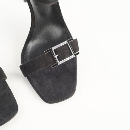 Hermes Judy 105 Sandals Black Size 38