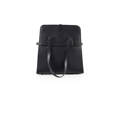 Hermes Black Document Holder Tote Bag