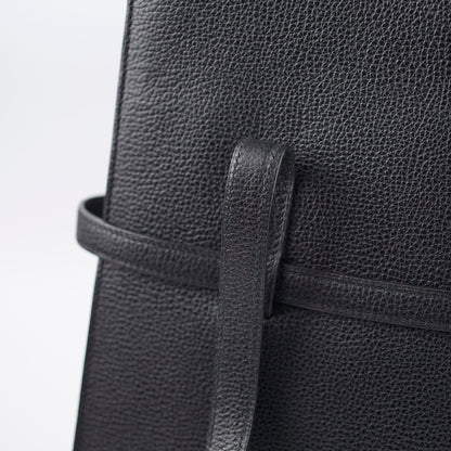 Hermes Black Document Holder Tote Bag