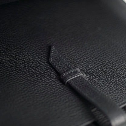 Hermes Black Document Holder Tote Bag