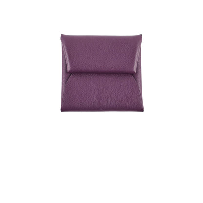 Hermes Bastia Coin Purse Verso Evercolor Cassis/Rouge Grenat - Stamp U
