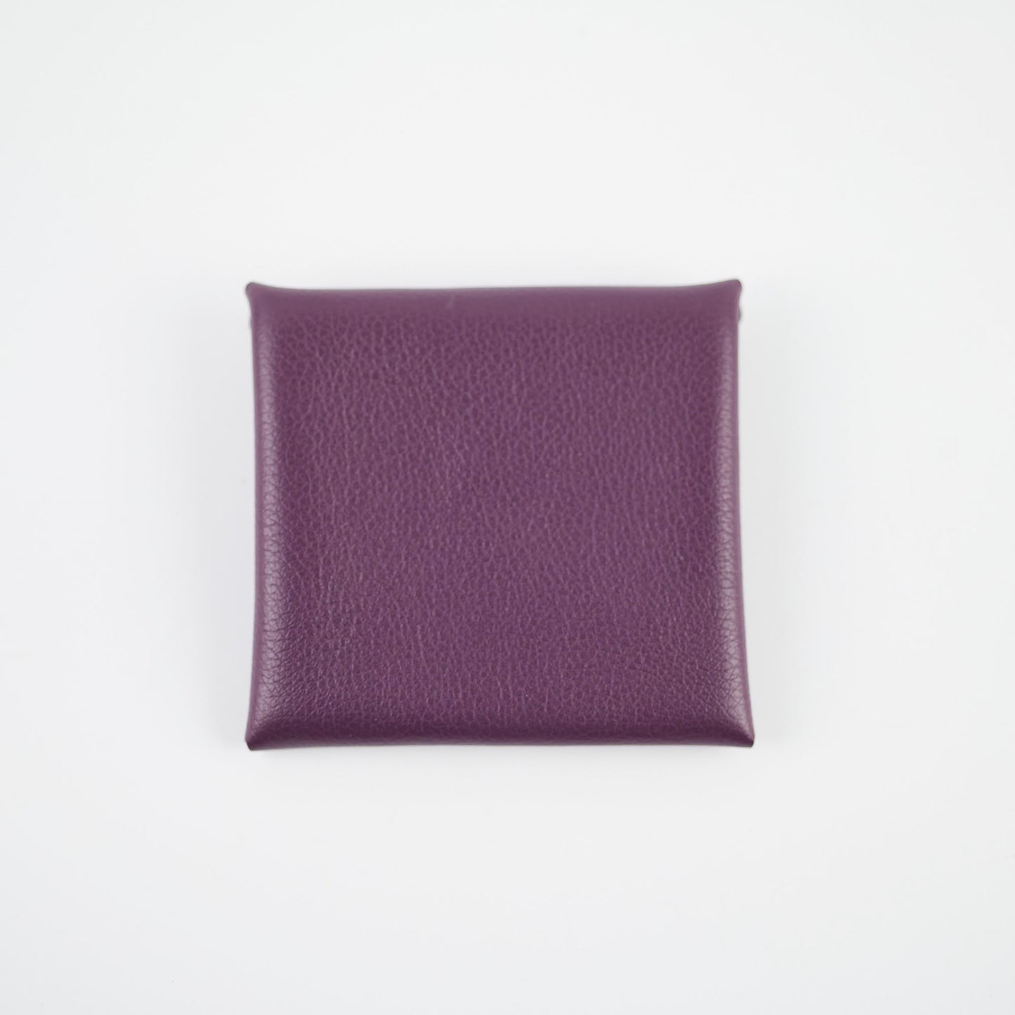 Hermes Bastia Coin Purse Verso Evercolor Cassis/Rouge Grenat - Stamp U