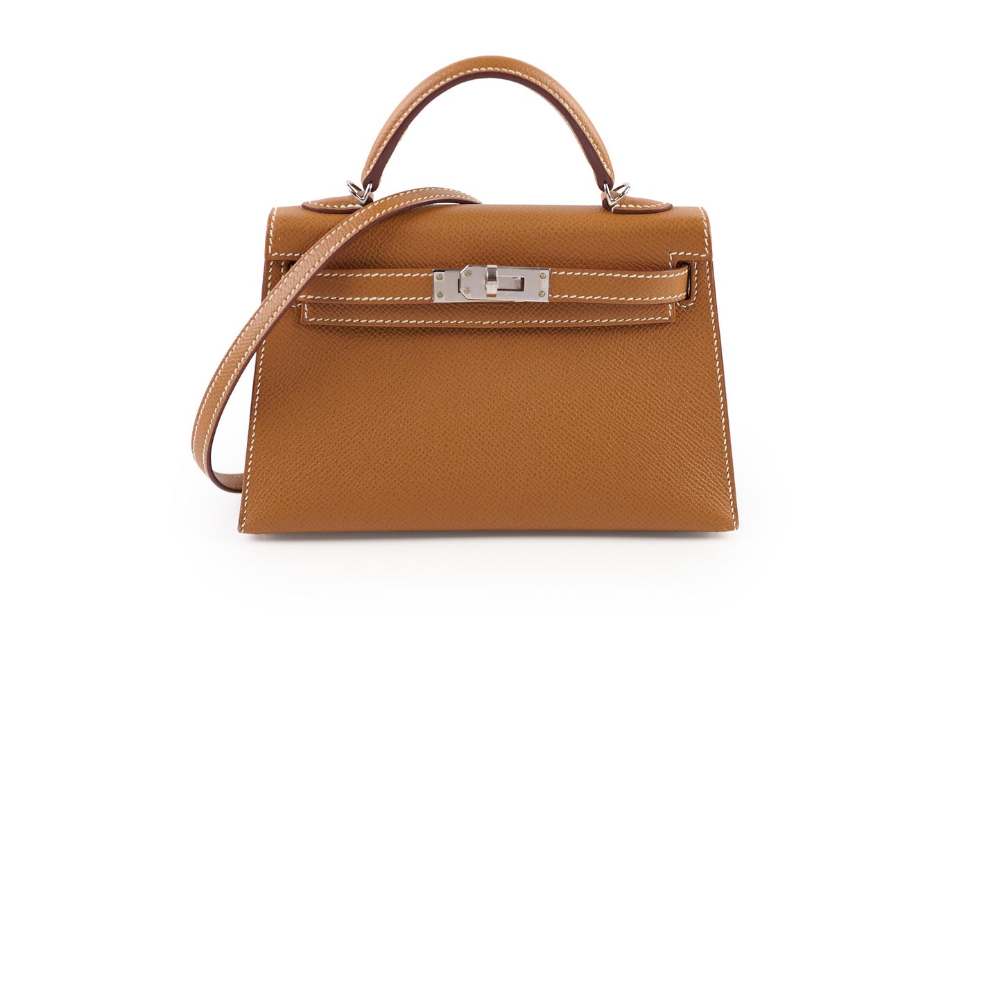 Hermes Mini Kelly Epsom Gold PHW Z Stamp