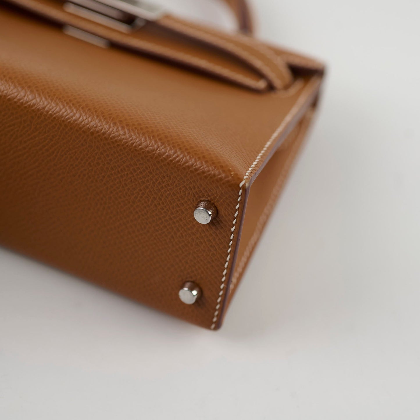 Hermes Mini Kelly Epsom Gold PHW Z Stamp