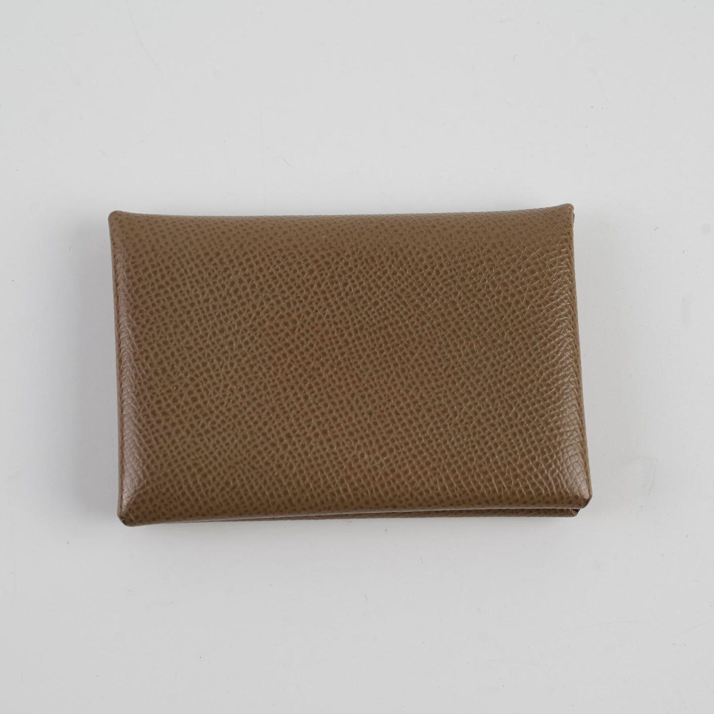 Hermes Calvi Cardholder Epsom Etoupe 2023