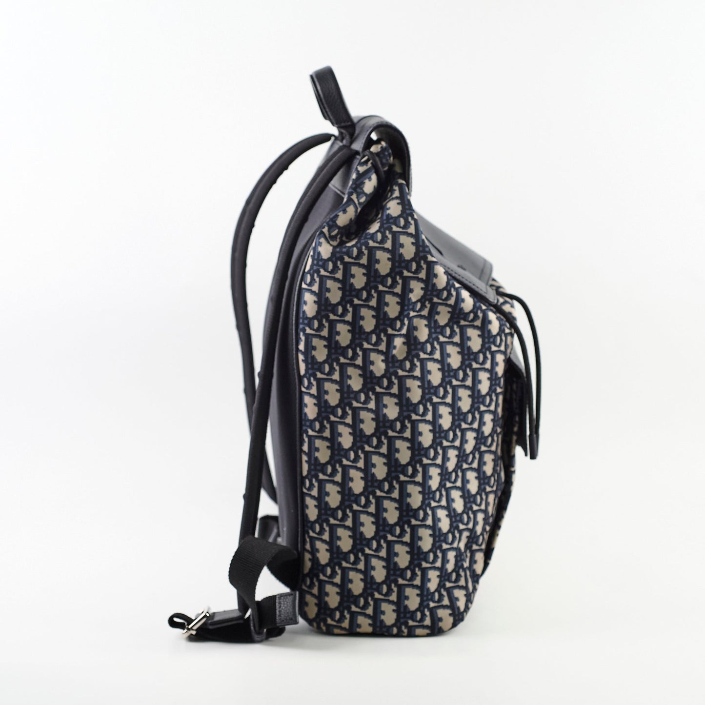 Christina Dior Men's Oblique Backpack Blue