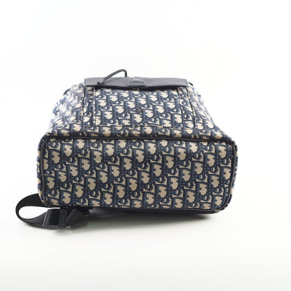 Christina Dior Men's Oblique Backpack Blue