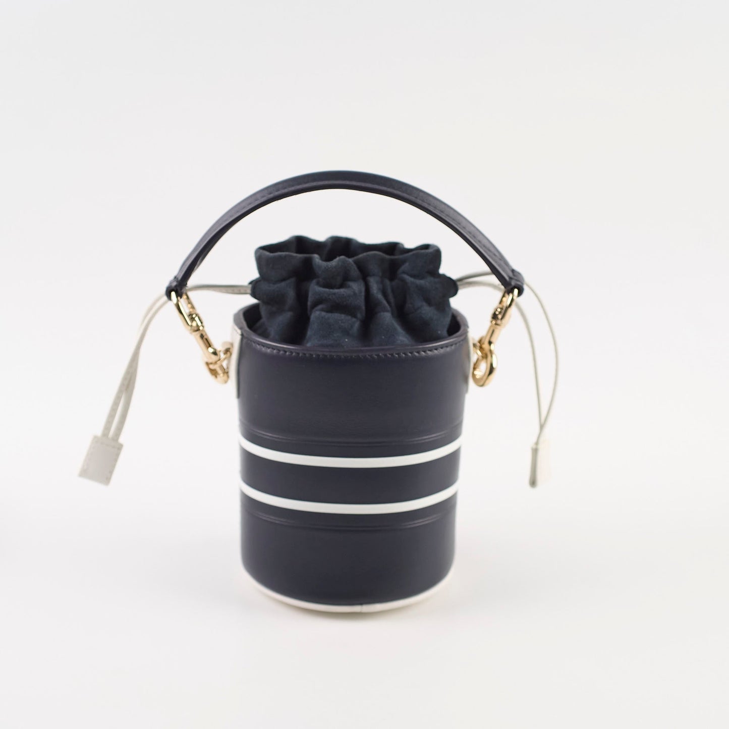 Christian Dior Micro Bucket Bag Navy/White