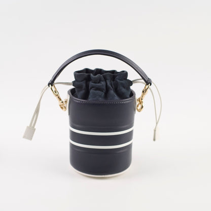 Christian Dior Micro Bucket Bag Navy/White