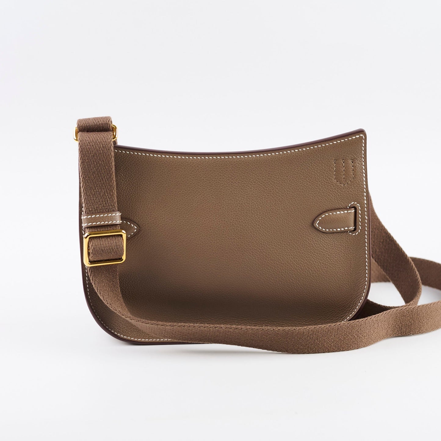Hermes Mini  Jypsiere Etoupe GHW B Stamp
