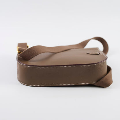Hermes Mini  Jypsiere Etoupe GHW B Stamp