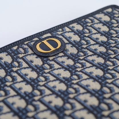 Christian Dior 30 Montaigne Dea Pouch Navy Oblique