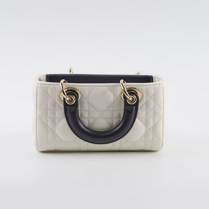 Dior Lady D-Joy Micro Two - ToneLatte and Black Cannage Bag 2025