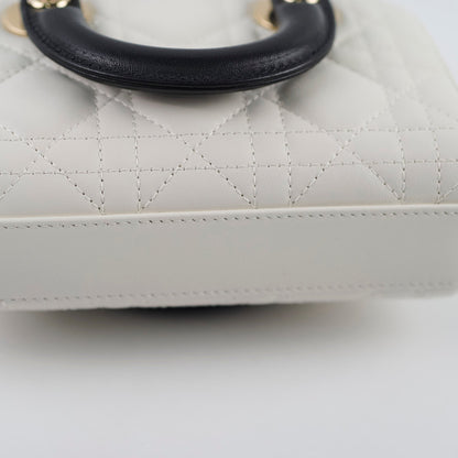 Dior Lady D-Joy Micro Two - ToneLatte and Black Cannage Bag 2025