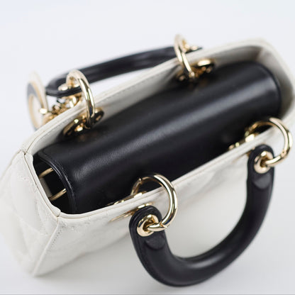 Dior Lady D-Joy Micro Two - ToneLatte and Black Cannage Bag 2025