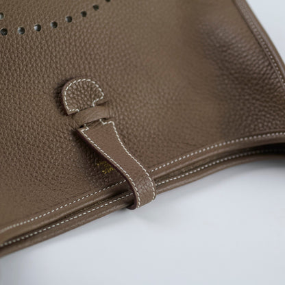 Hermes Evelyne 29 Etoupe GHW T Stamp