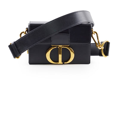 Dior 30 Montaigne Box Bag Black