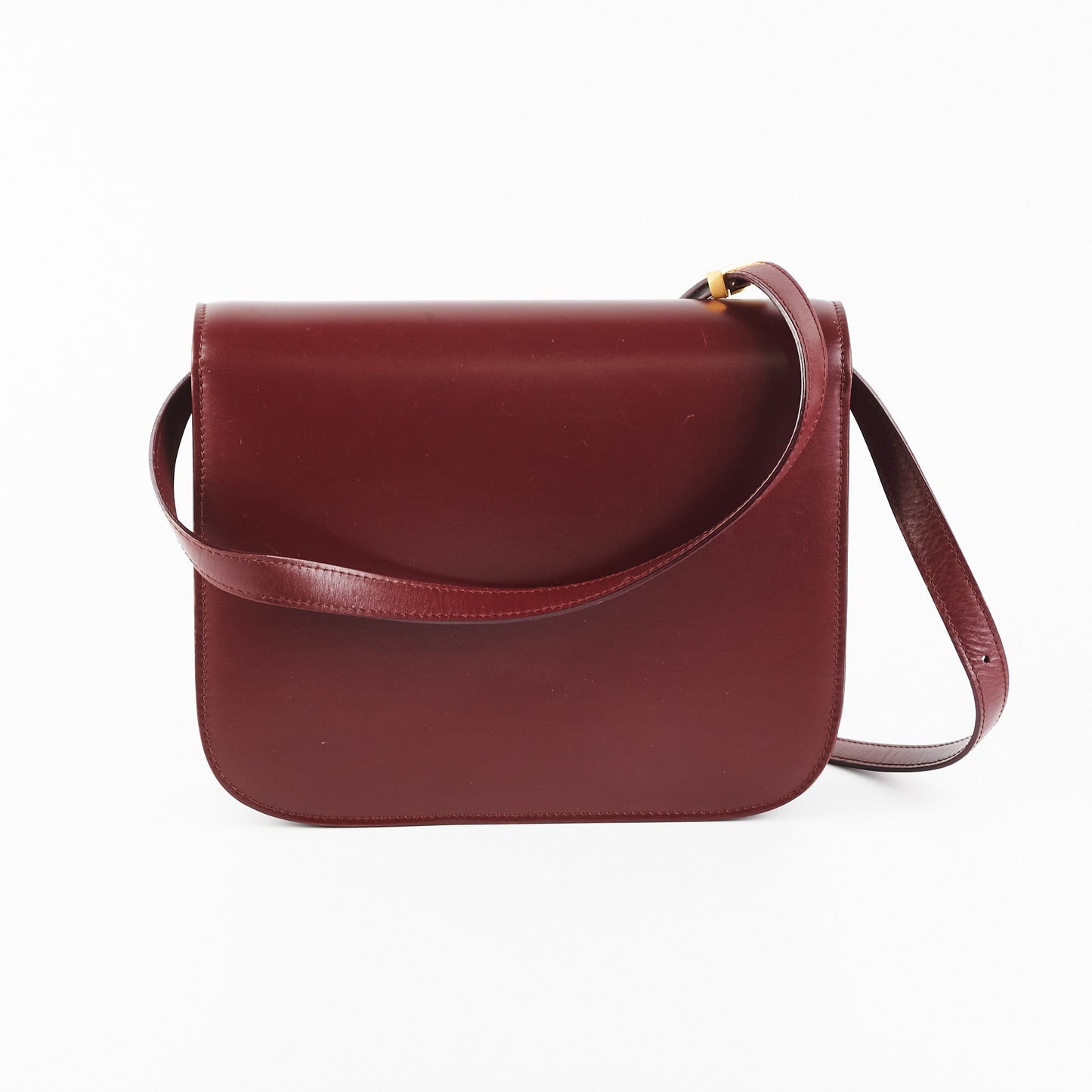 Luxury CELINE Box Medium Burgundy