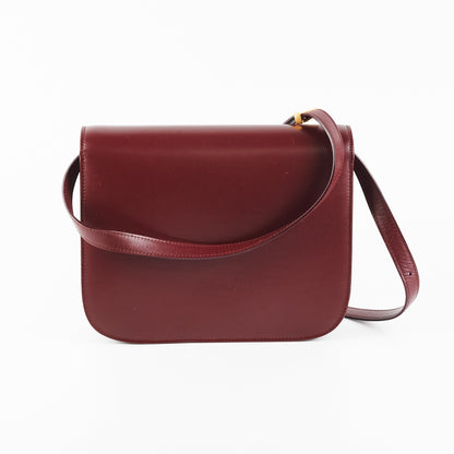 Luxury CELINE Box Medium Burgundy