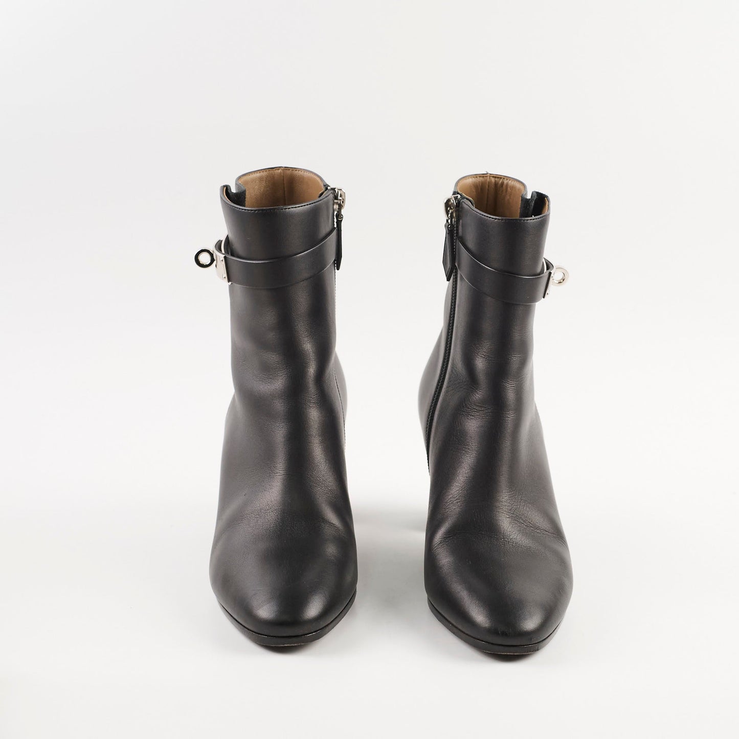 Hermes Saint Germain Ankle Boots Black Size 37