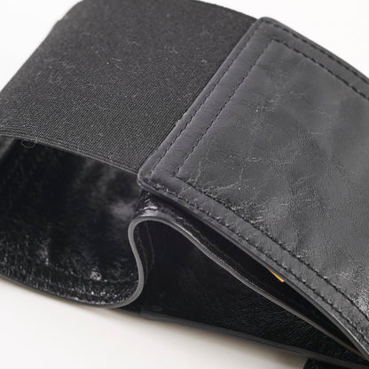 Dior Saddle Corset Belt Pouch Calfskin Black