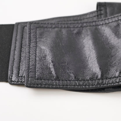 Dior Saddle Corset Belt Pouch Calfskin Black