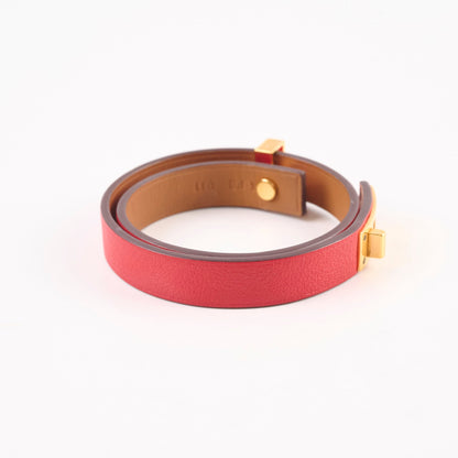Hermes CDC Double Tour Red - X Stamp
