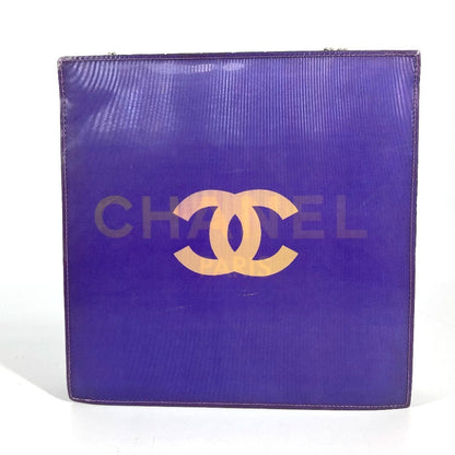 CHANEL Shoulder Bag PVC / Leather purple hologram CC COCO Mark Women