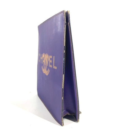 CHANEL Shoulder Bag PVC / Leather purple hologram CC COCO Mark Women