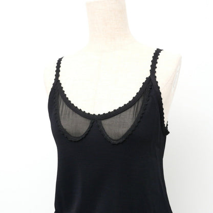 CHANEL overalls P37852K02520 knit black Women 38