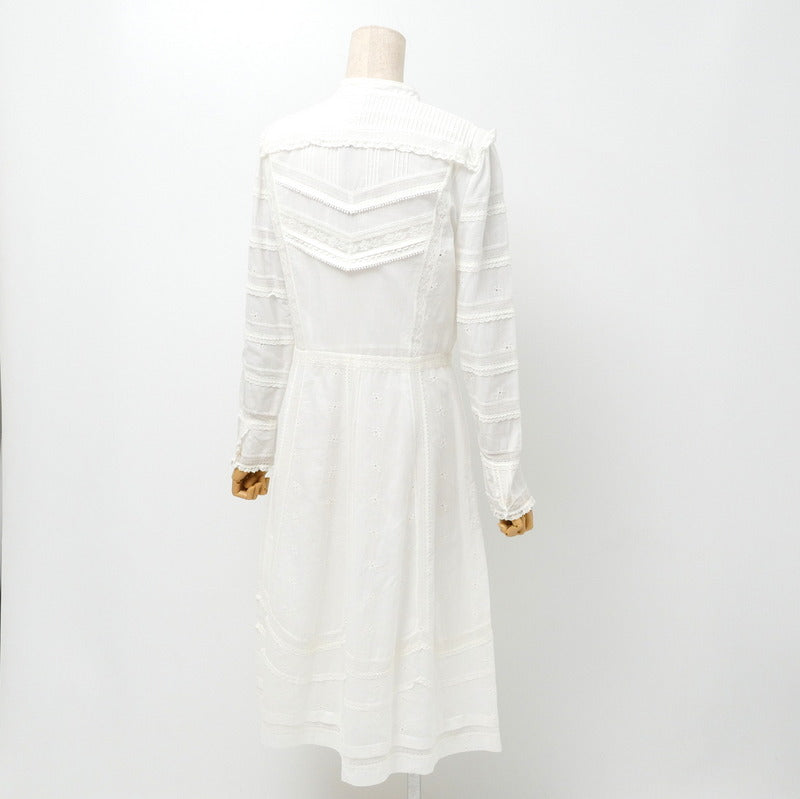 BURBERRY one piece 4068673/68B cotton off white Women UK8