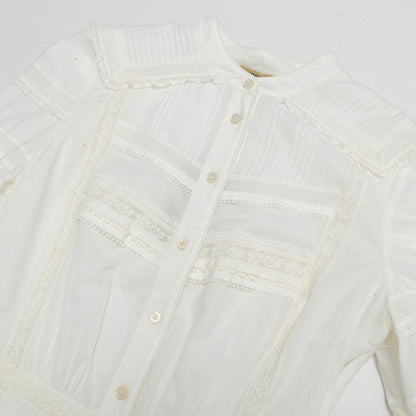 BURBERRY one piece 4068673/68B cotton off white Women UK8
