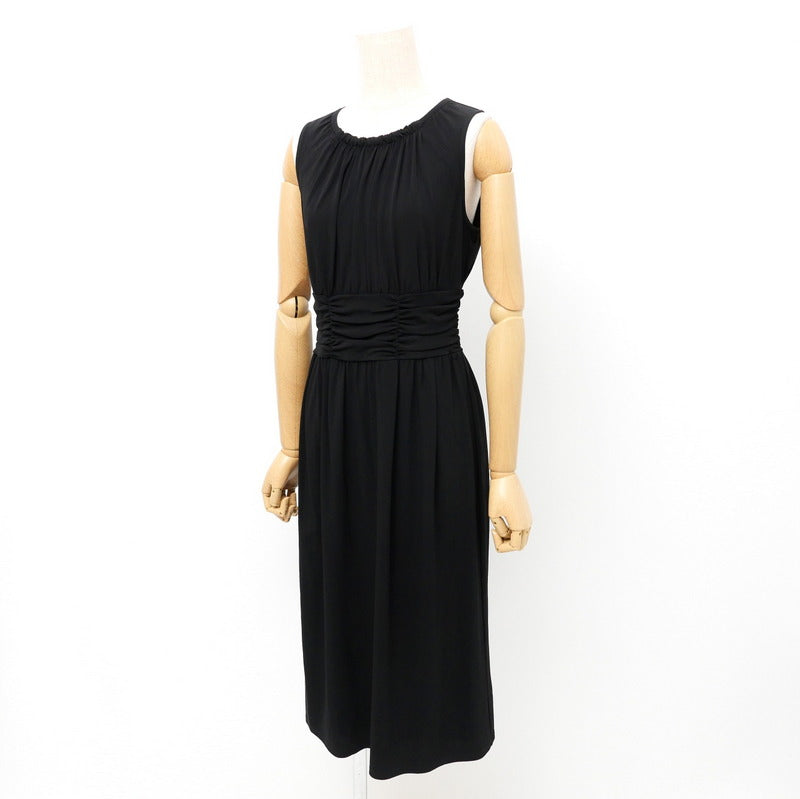 BURBERRY one piece B1J11-353-09 Rayon black Women 38