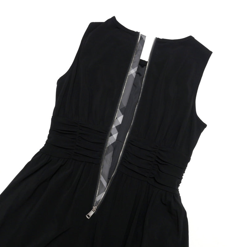 BURBERRY one piece B1J11-353-09 Rayon black Women 38