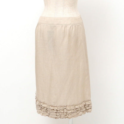 BURBERRY setup FEB66-473-40/FXB78-473-40 Hemp linen beige Women 44