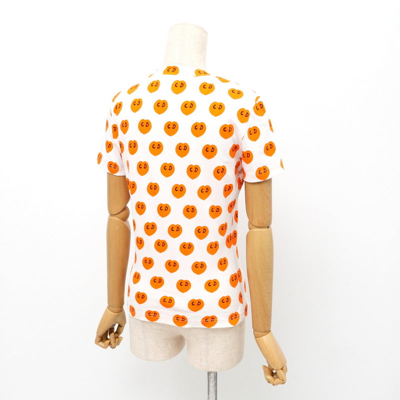 Christian Dior Short sleeve T-shirt 2P12155026 cotton White / orange Women 40