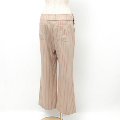 CHANEL Pants P17971V09915 wool Beige / red Women 40
