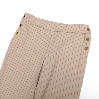 CHANEL Pants P17971V09915 wool Beige / red Women 40