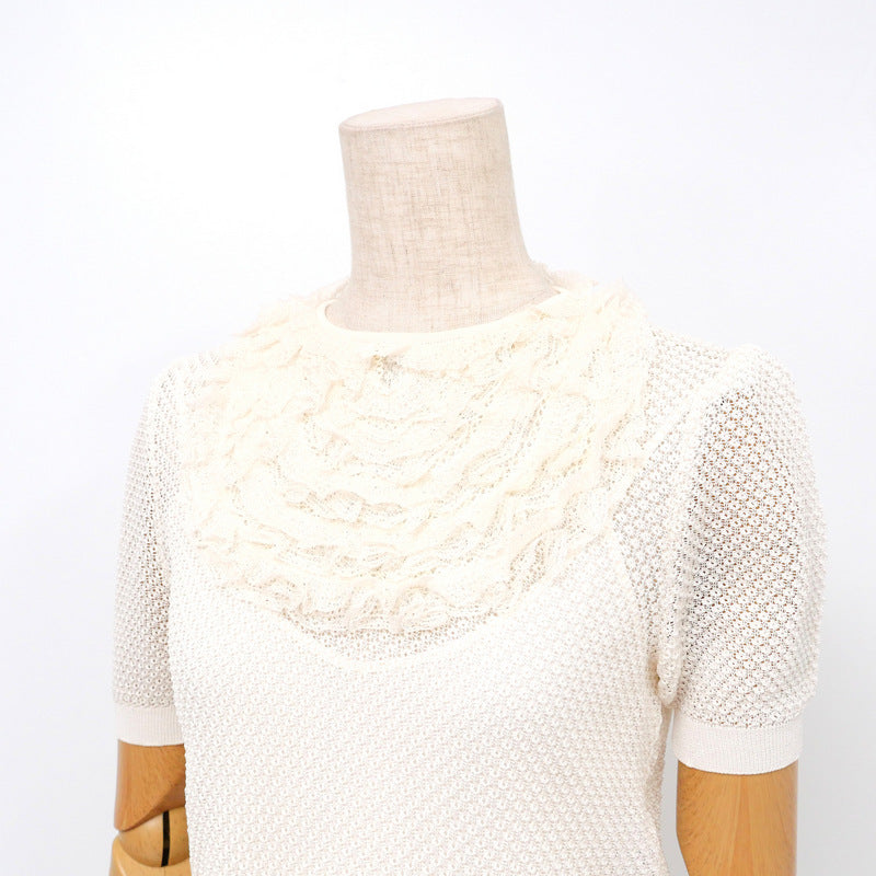 Christian Dior knit 8E24557AM705 knit off white Women 34